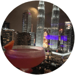 吉隆坡夜景高空酒吧